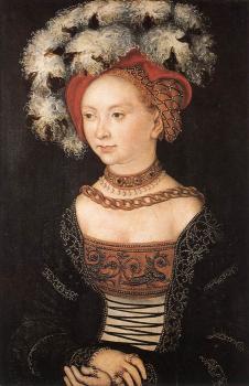 Lucas Il Vecchio Cranach : Portrait of a Young Woman